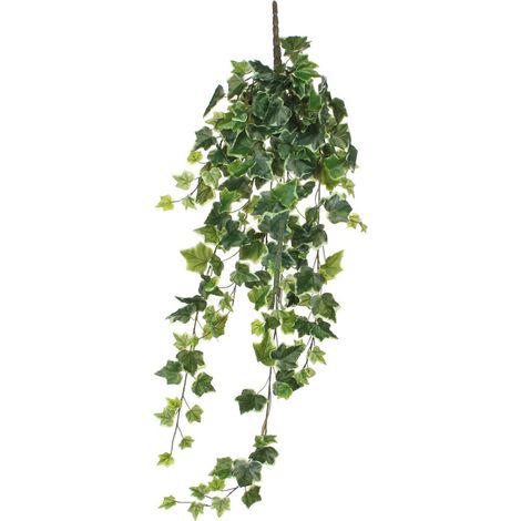 Lierre Artificiel Tombant Plante Suspendue Hedera Vert pour Étagère et Plafond 86 cm - PANGIVO (1/5)
