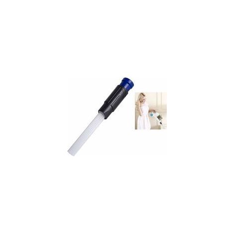 Dust Brush Vacuum Cleaner Accessories Dust Brush Nozzle, Dust Vacuum Cleaner Straw, Flexible Tube Cleaning Tool for Car, Corners, Pets, Drawers, Air Vents, Home (Blue) (1/5)