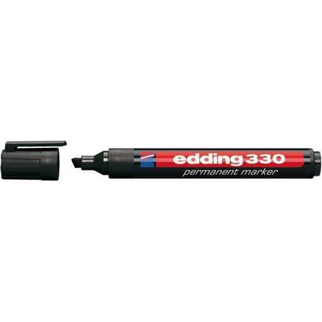 Marcador Permanente Punta Biselada 1-5Mm 330 Negro Edding 33