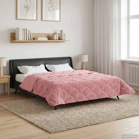 Ganzjahresbettdecke Gepolstert Rosa 200 x 220 cm (1/5)