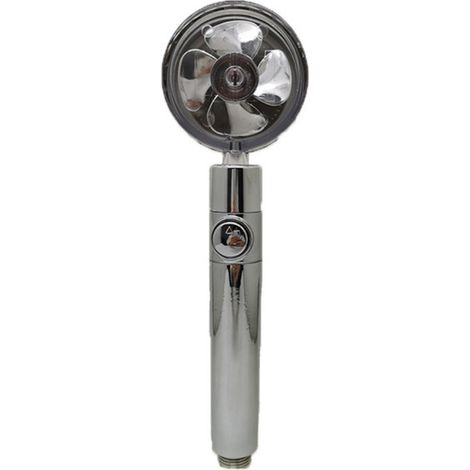 Propice à haute pression portable Filtre à trois étapes Small taille douche (argent) (1/5)