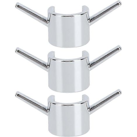 Set mit 3 elektrolytischen Duschhaken für Badezimmer, Küchenzubehör für Wasserhähne, Wandhalterungen aus Metall (1/5)