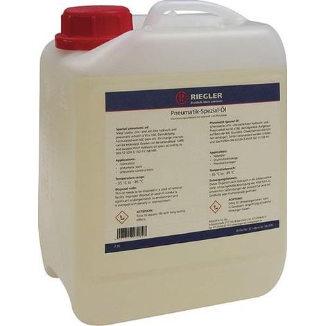 Riegler Pneumatik-Spezial-Öl in Kanister 2,5 Liter inkl. Karton und Doku - 101135 (1/2)