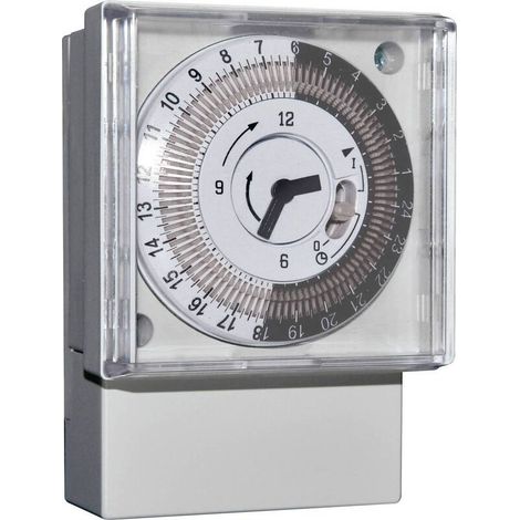 [NEUWERTIG] B-Ware Wallair 1IO0017 3500 W IP30 Zeitschaltuhr analog Zeit-Schaltuhr Uhr Tischuhr (1/2)