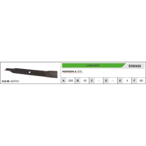 Lama LAWN BOY trattorino tagliaerba rasaerba tosaerba 530 R300426