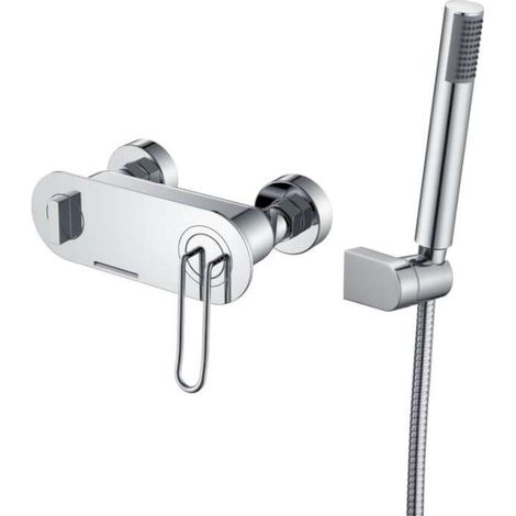 Robinet de lavabo haut en laiton, Robinet monocommande à bec long - Robinet de salle de bain haut Couleur Noir Mat (1/4)