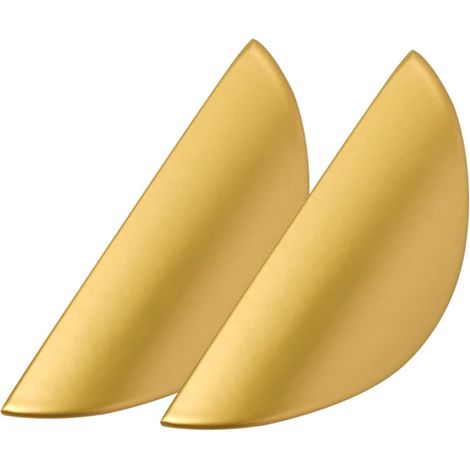 2 Stück Möbelknöpfe und -griffe, goldener Möbelgriff – Möbelgriff aus goldfarbener Zinklegierung, 32 mm Lochabstand