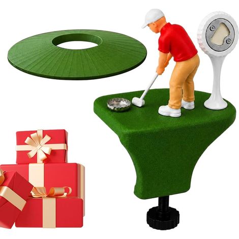 Ouvre-bouteille créatif sur le thème du golf, imprimé en 3D, pour bar à domicile (1/5)
