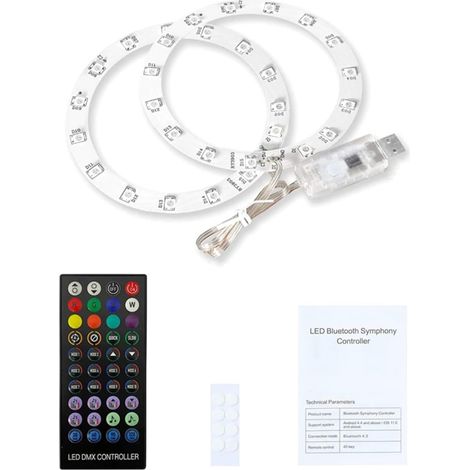 lumineuse LED pour console 8 couleurs 400 effets décoration (1/5)