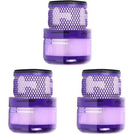 Filtro HEPA di ricambio compatibile con l'aspirapolvere ciclonico Omni-Glide SV19 – 3 pezzi, alta efficienza (1/4)