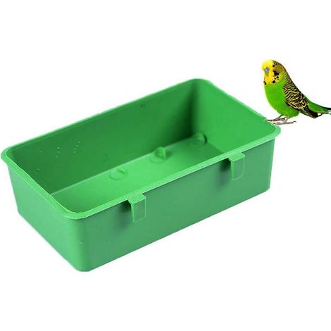 Abreuvoir vert pour perroquets et oiseaux, système d'hydratation pour cages ou élevage domestique.-AquaForge