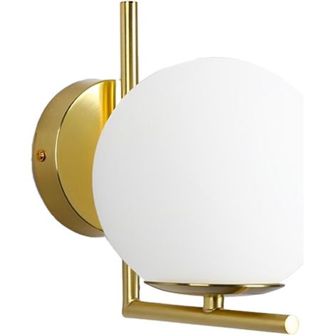 Applique murale boule en verre SPHERE E27 G45 design élégant et lumineux