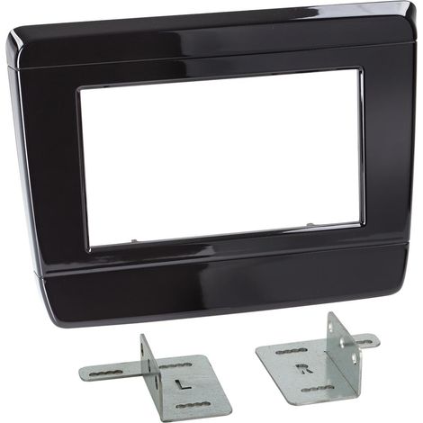 Support Autoradio 2DIN compatible avec Isuzu D-Max 20-21 noir piano