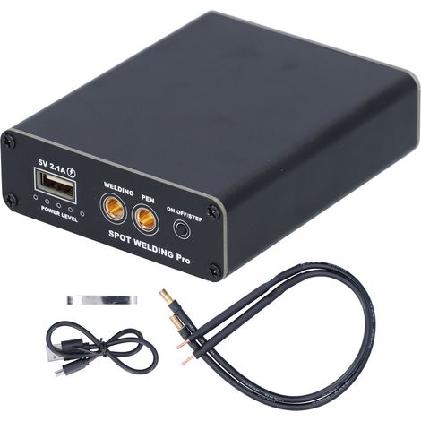 Mini Soudeuse Portable 5 Niveaux Réglable DIY Outil de Soudage Rechargeable 2730W avec Accessoires (1/5)