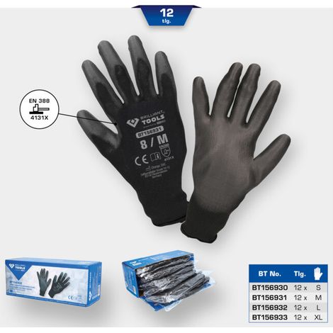 BRILLIANT TOOLS Gants en microfibre taille 7 / S - BT156930 (1/5)