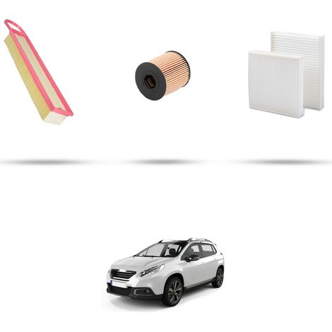 Kit tagliando 3 filtri compatibile con Peugeot 2008 1.6 VTi 88kw Dal 2013 (1/5)