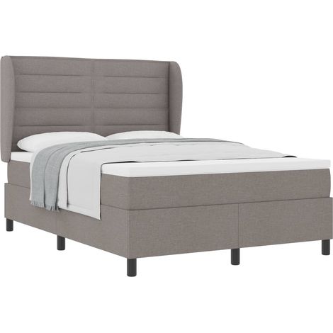 Maison Exclusive - Letto a molle con materasso Talpa 140 x 190 cm Tessuto