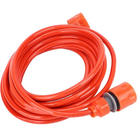 Tubo da giardino da 6 metri, ad alta pressione, flessibile, resistente al gelo e all'usura, realizzato in plastica.