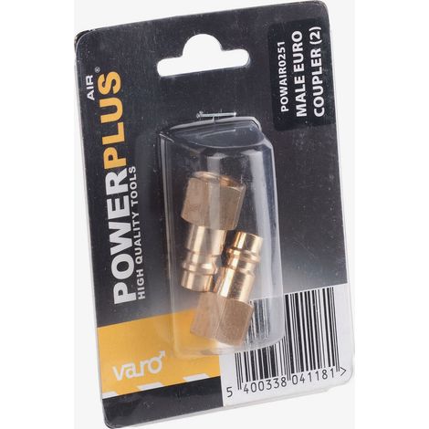 Automatischer pneumatischer männlicher Anschluss für Kompressor 2er-Pack (1/2)