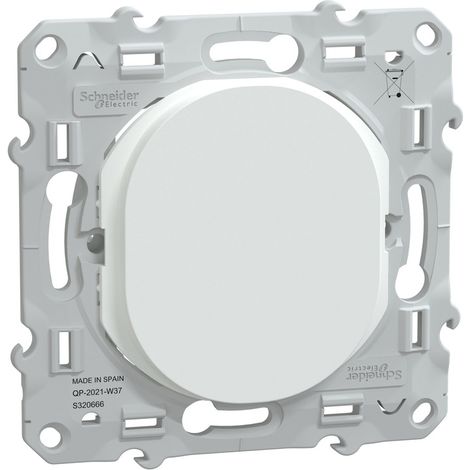 Schneider S320666 Ovalis - otturatore - Bianco (1/2)