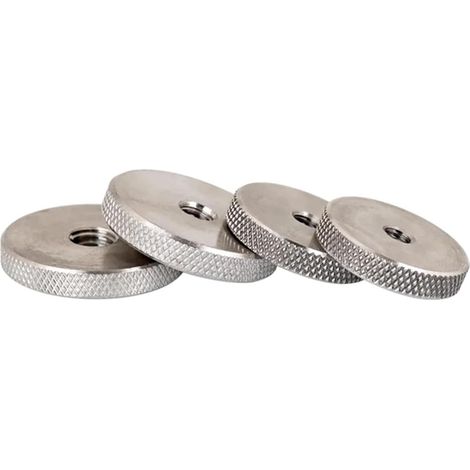 Écrous moletés à tête plate en acier inoxydable 304 M3 M4 M5 M6 (1/5)