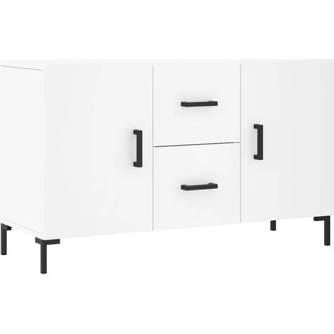 Sideboard/Anrichte/Buffet Weiß 100x36x60 cm Holzwerkstoff LXWW488590 (1/5)