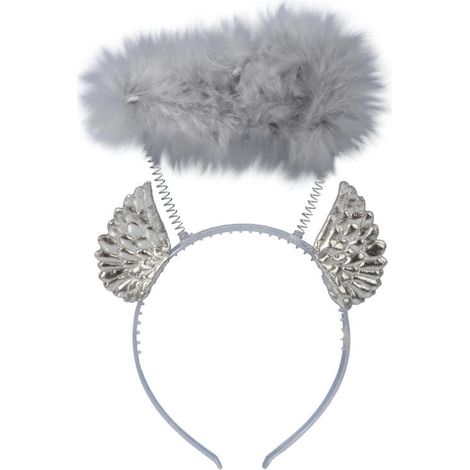 Diadema de ángel, halo de pelusa plateada, ángel (1/2)