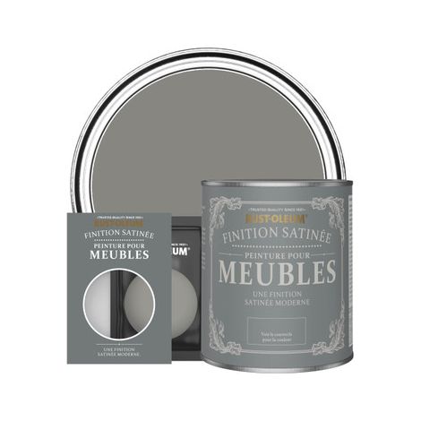 Peinture pour Meubles Finition Satinée - Béton (1/2)