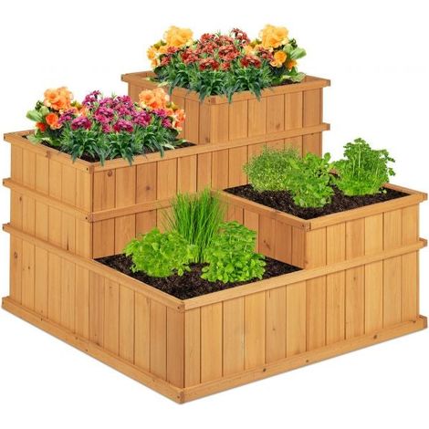 4 tiered raised flowerbed (1/5)