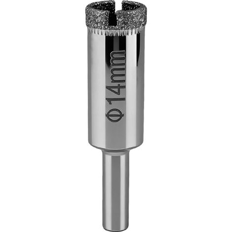 Foret Diamanté Scie-cloche Foret à Verre 14mm pour Porcelaine Carrelage (1/5)