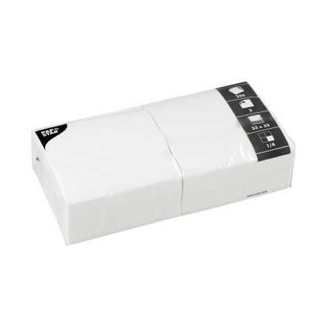 Serviette 33 x 33 cm (B x L) weiß 250 St./Pack. (1/4)