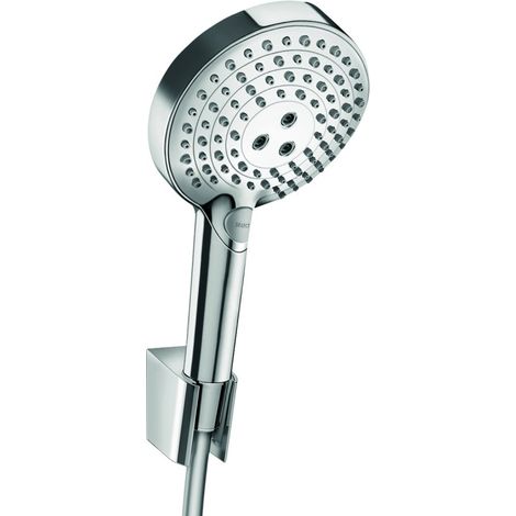 Juego de ducha PowderRain 120 de 3 chorros y soporte de pared con manguera de ducha de 160 cm cromo - 27668000 (1/2)