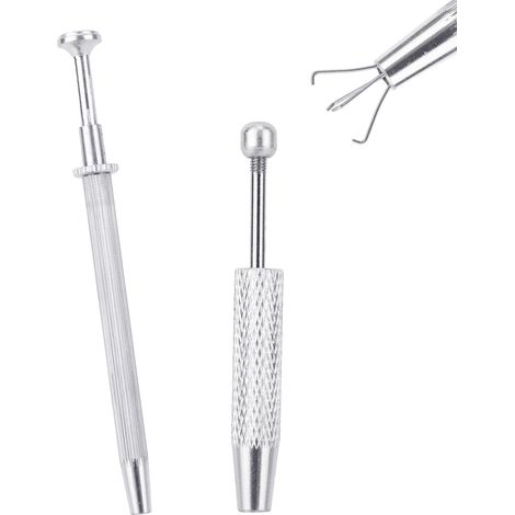 Pince à Boucles d'Oreilles, 4 Griffes Kit de Démontage Changement (1/5)