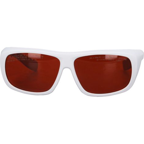 Lunettes de protection oculaire laser 180-540 nm 750-1100 nm, réponse rapide à la lumière, en polycarbonate blanc (1/5)