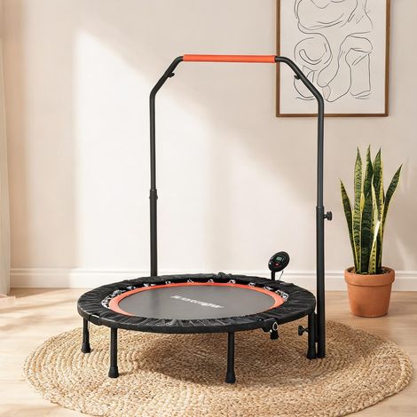 Trampoline de fitness avec moniteur LCD et guidon réglable (1/5)