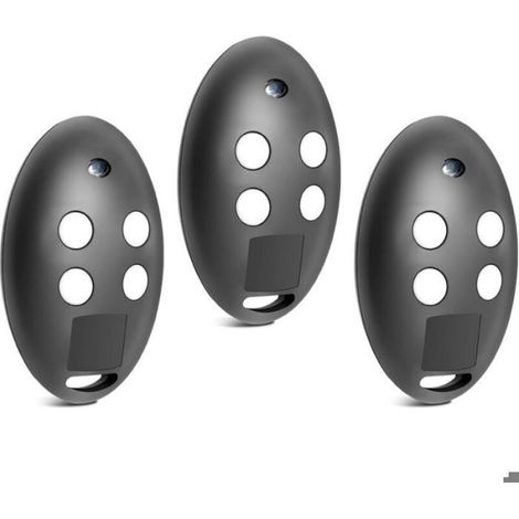 Telecommande Portail - 433,92 MHz - 4 Canaux - Compatible Mitto2 Rolling MITTO 2 M - Lot de 3 (1/4)
