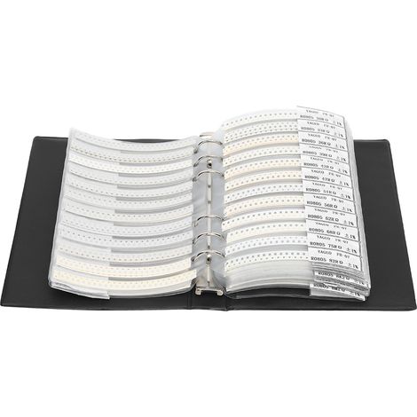 0805 Serie 170 Typen Widerstände Elektronische Bauteile Sortiment Kits Musterbuch Schwarz (1/5)