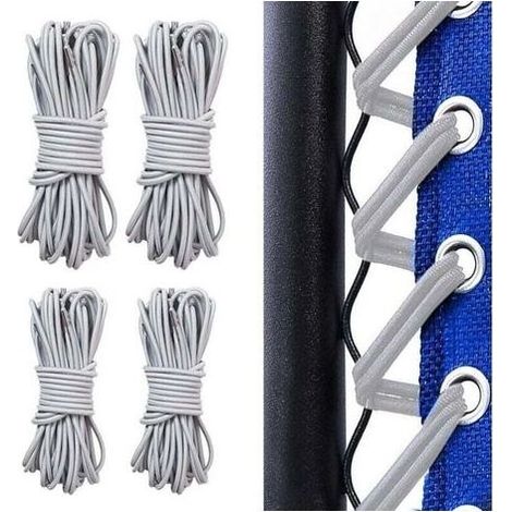 4 Pièces Corde Remplacement élastiques, Elastique Lafuma, Cordons De Remplacement De Chaise Zéro Gravité, Lafuma Fauteuil Relax, Zero Gravity Chaise Pliante, Chaise Longue (Gris) (1/4)