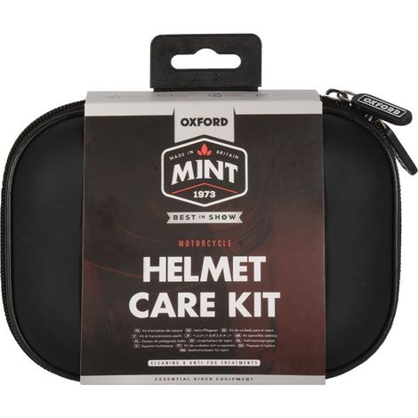 Kit de cuidado para casco de motocicleta OXFORD, color menta.