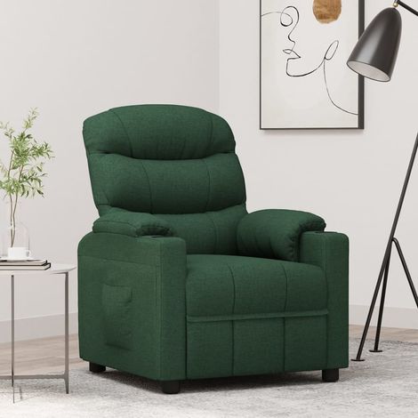 Teenpull – Relaxsessel Dunkelgrün Stoff (1/5)