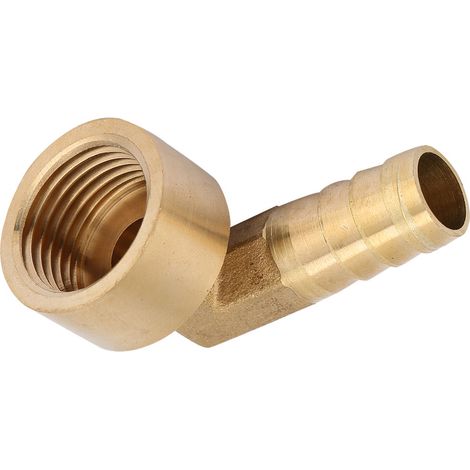 Raccord coudé laiton 12mm, filetage femelle G1/2 pour tuyau flexible - Adaptateur raccord rapide (1/5)
