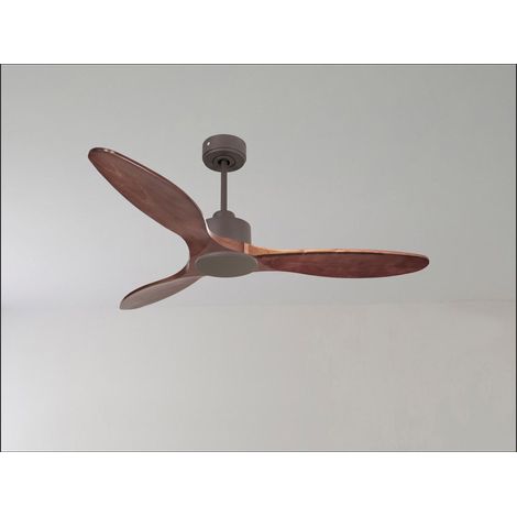 Tenerife Ring - Super destratificateur et ventilateur DC 166 cm  Gris basalte pales bois blanc sans Lumière 30 à 60 m² (1/5)