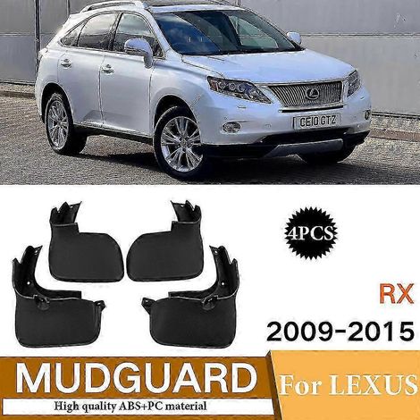 4 bavettes garde-boue pour Lexus RX RX270 RX300 RX350 RX450h (2009-2015) - Garde-boue avant et arrière - Modèles 2013, 2014 et 2012 (1/5)