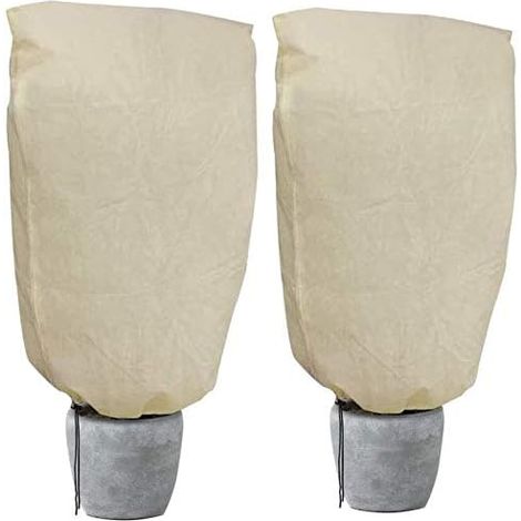 Bâche de protection pour plantes, bâche d'hiver économique, grande capacité (lot de 2) - 100 x 80 cm (1/5)