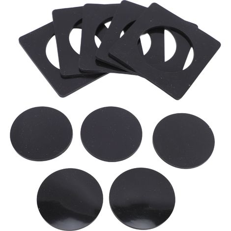 Unità di smorzamento delle vibrazioni per motori passo-passo 57, cuscinetti in silicone per la riduzione del rumore di risonanza per motori Nema 23, spessore 2 mm. (1/5)