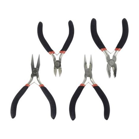 Brüder Mannesmann M10840 Juego de 4 pinzas para electricista