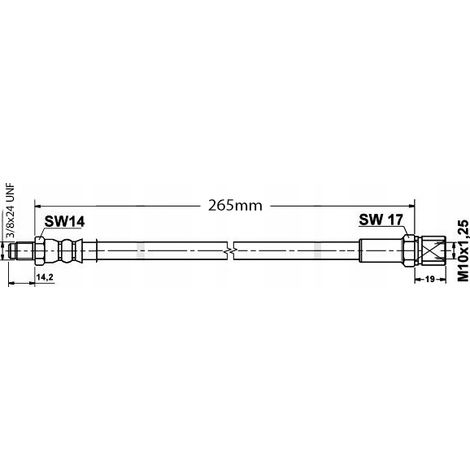 Tubo freno: OEM: 4315853 - Pinza freno posteriore Fiat X1/9 (1/3)
