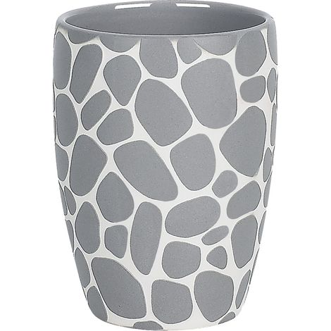 Gobelet Céramique DARWIN PEBBLE Gris Spirella