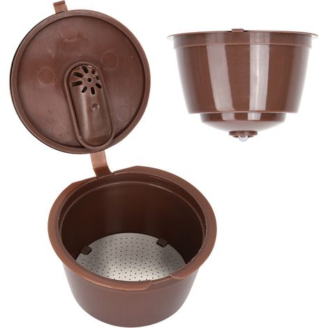 Capsule de café rechargeable réutilisable en polypropylène de qualité alimentaire, compatible avec Dolce Gusto (1 pièce) (1/5)
