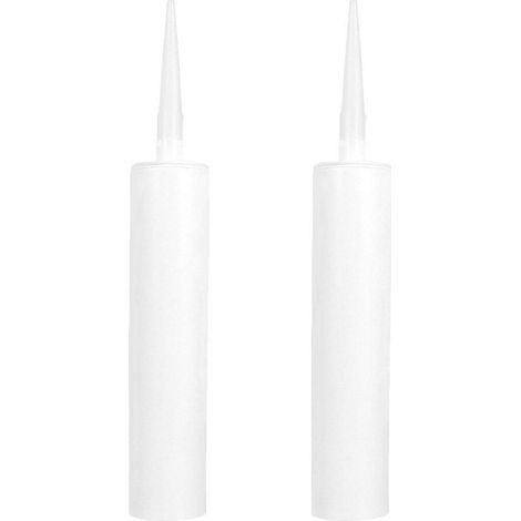 Lot de 2 flacons de colle à embout fin, flacons applicateurs de colle à aiguille, flacons vides-33.00X4.60X4.60CM-White